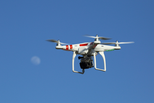 Drones are becoming more and more useul Photo from Don McCullough via Flickr under Creative Commons license