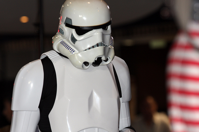 Finn is a Stormtrooper who turns on the First Order Photo from Eva Rinaldi via Flickr under Creative Commons license