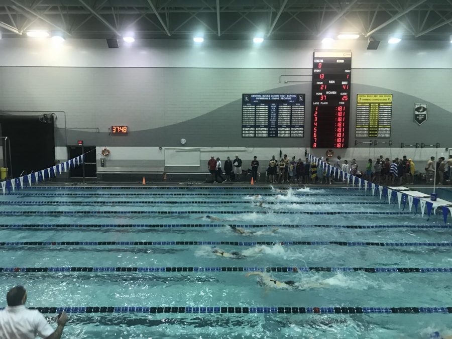 South Girls Swim Team Defeats CB East