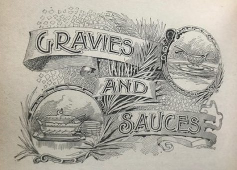 From Library of Congress; Illustration from the chapter on Gravies and Sauces from “Science in the Kitchen” by Mrs. E.E. Kellogg, 1892